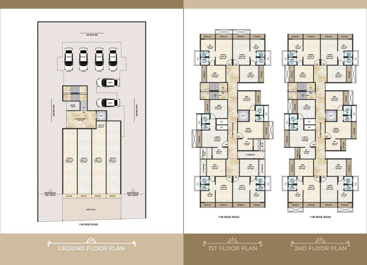 Shree Trimurti Apartments Floor Plans