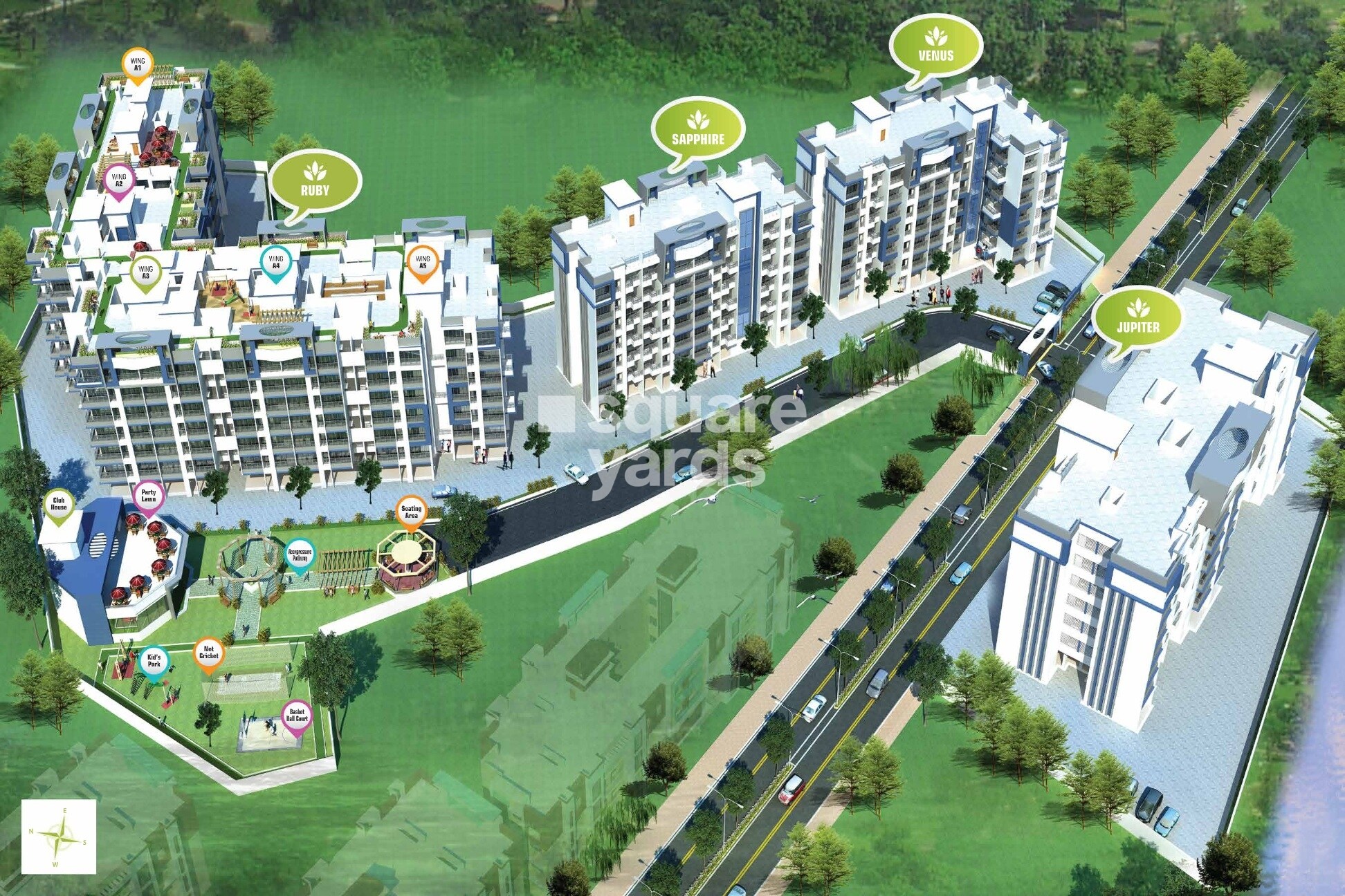 Shreeji Aura Master Plan 1