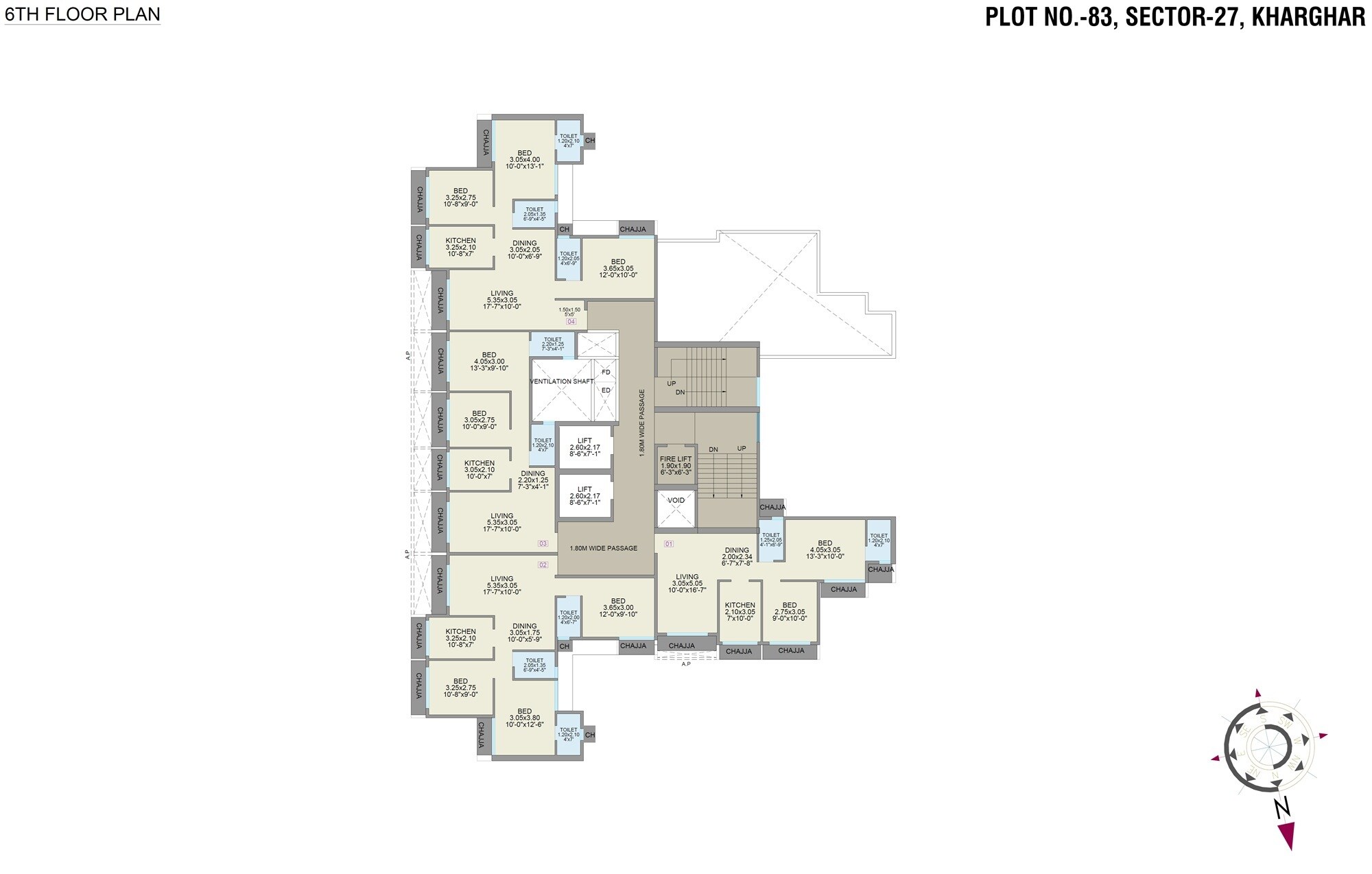 Shreeji Century Vista Floor Plans 1