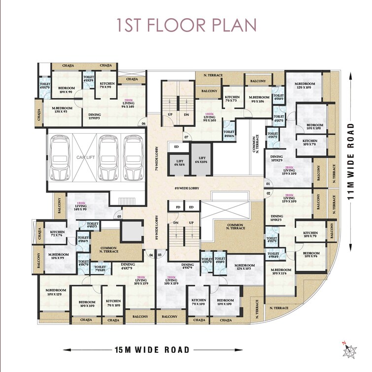 Shreeji Cloud Floor Plans 1