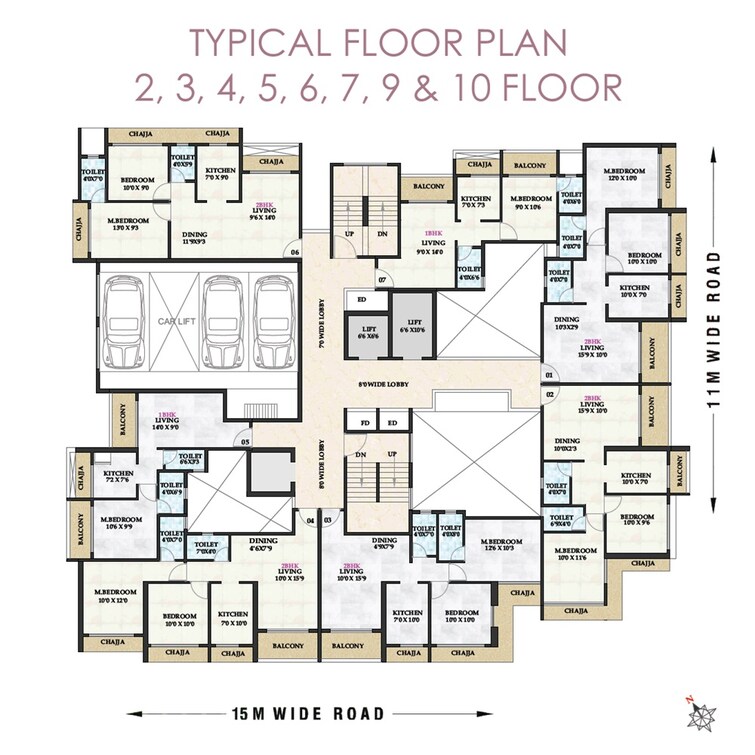 Shreeji Cloud Floor Plans 2