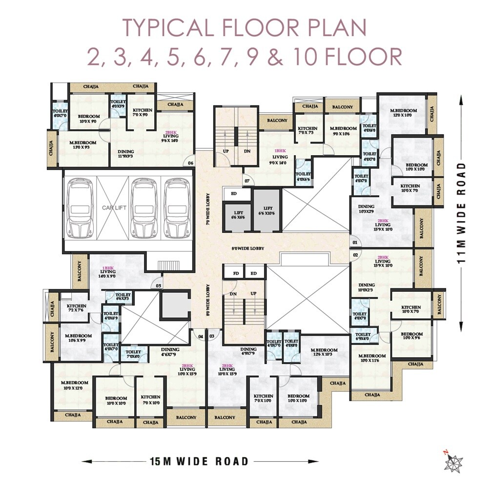 Shreeji Cloud Floor Plans 2