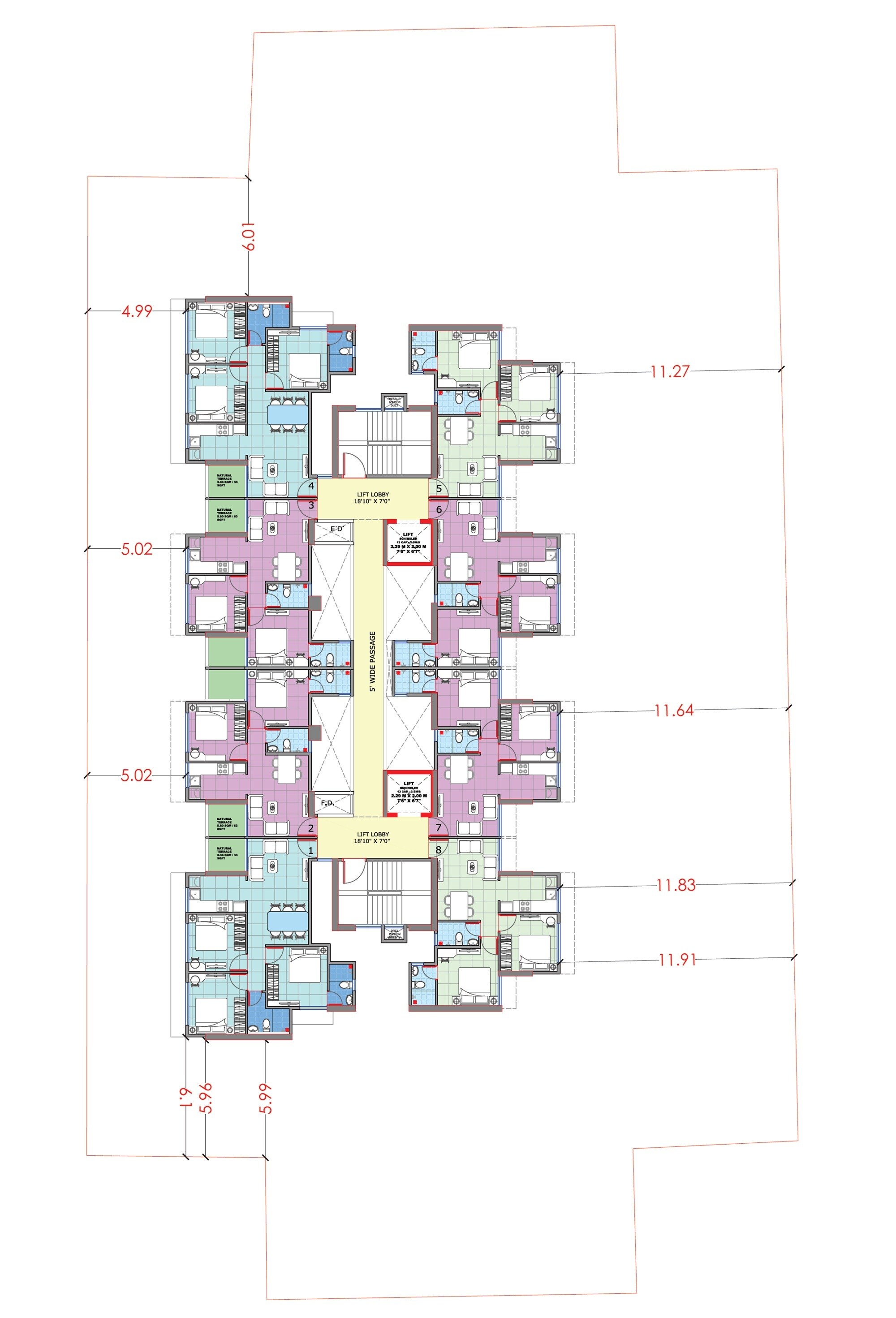 Shreeji Darshan Nerul Floor Plans