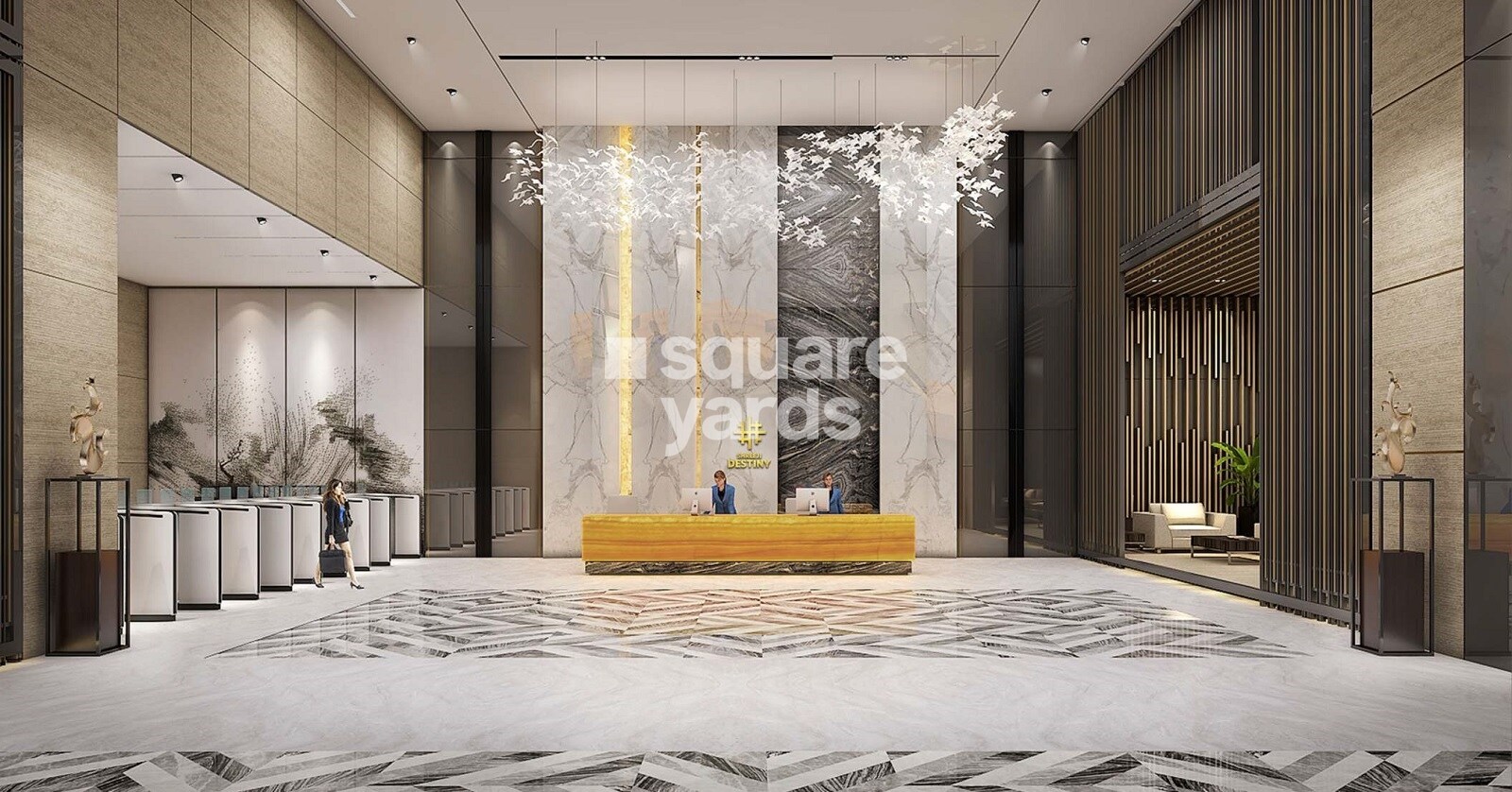 Shreeji Destiny Lift Lobby Image