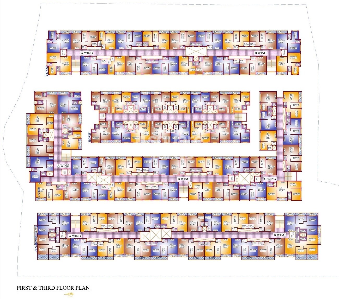 Shreeji Gokuldham Floor Plans