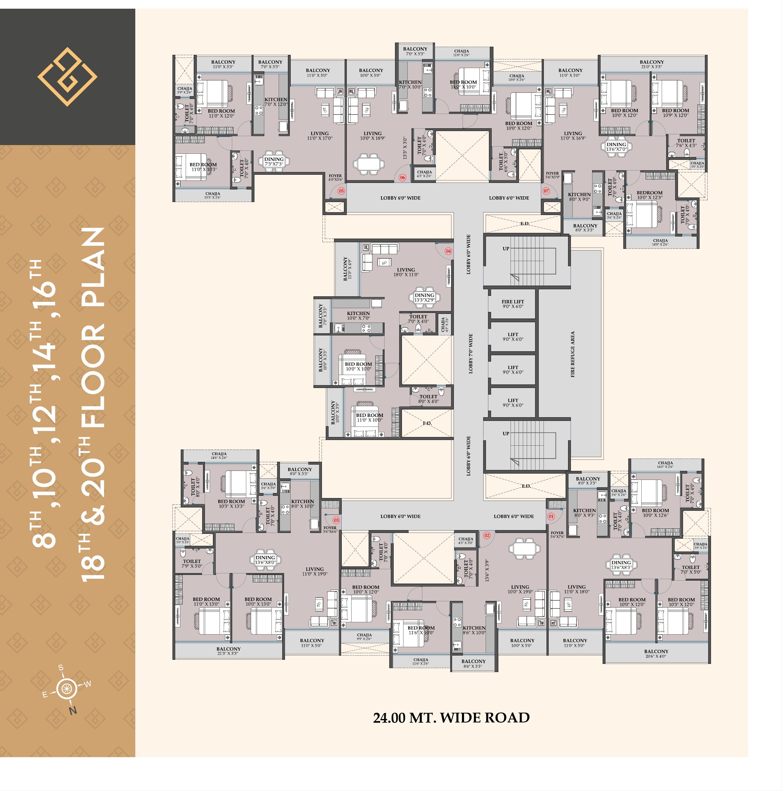 Shreeji Infinity Floor Plans 2