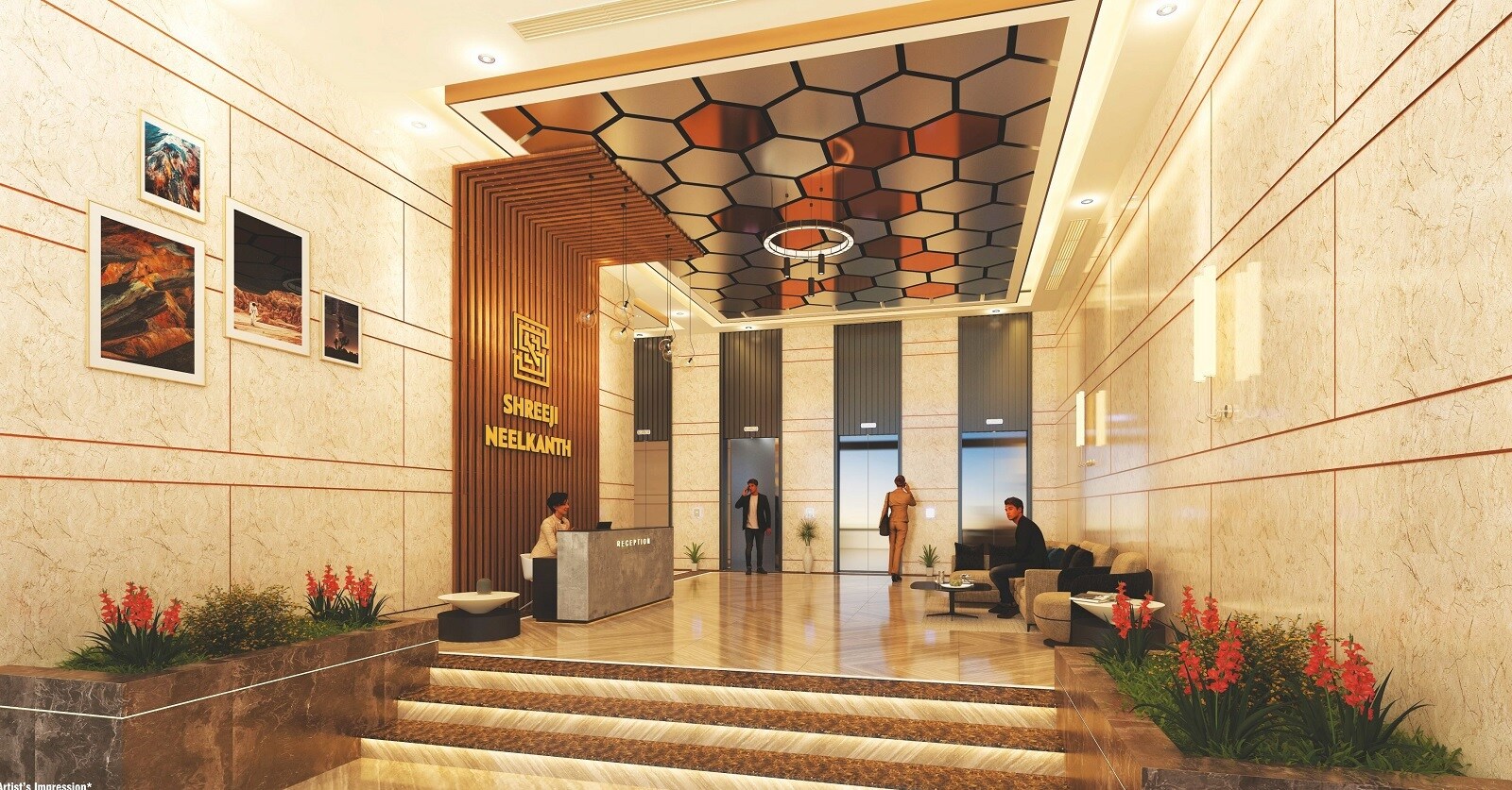 Shreeji Neelkanth Lift Lobby Image