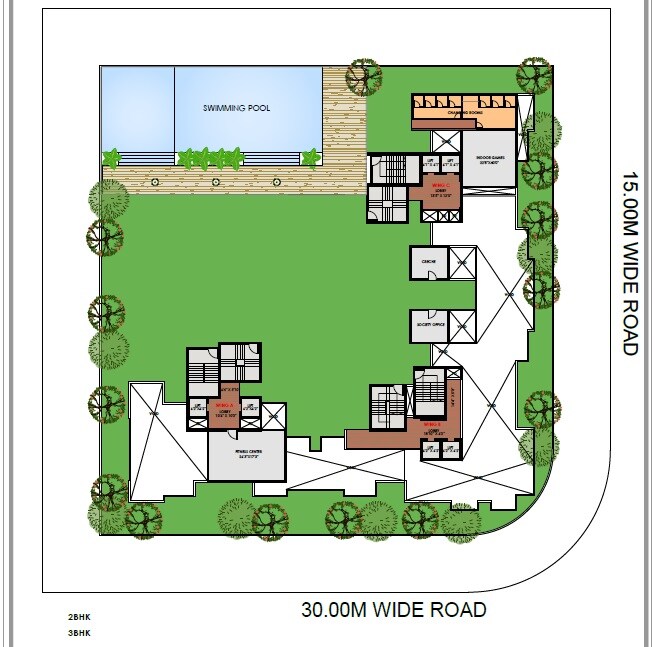 Shreenathji Delta Riviera Floor Plans 1