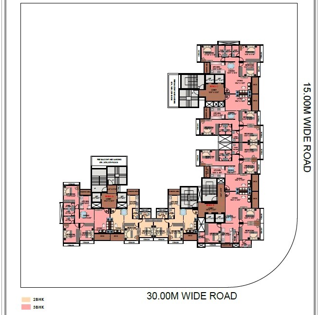 Shreenathji Delta Riviera Floor Plans 2