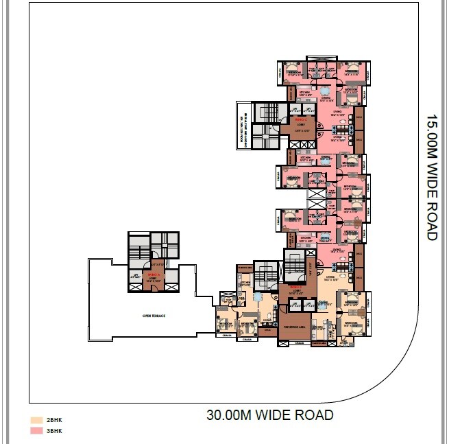 Shreenathji Delta Riviera Floor Plans 3