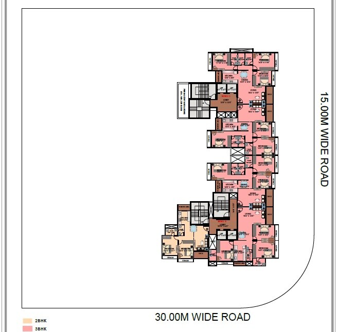 Shreenathji Delta Riviera Floor Plans 4
