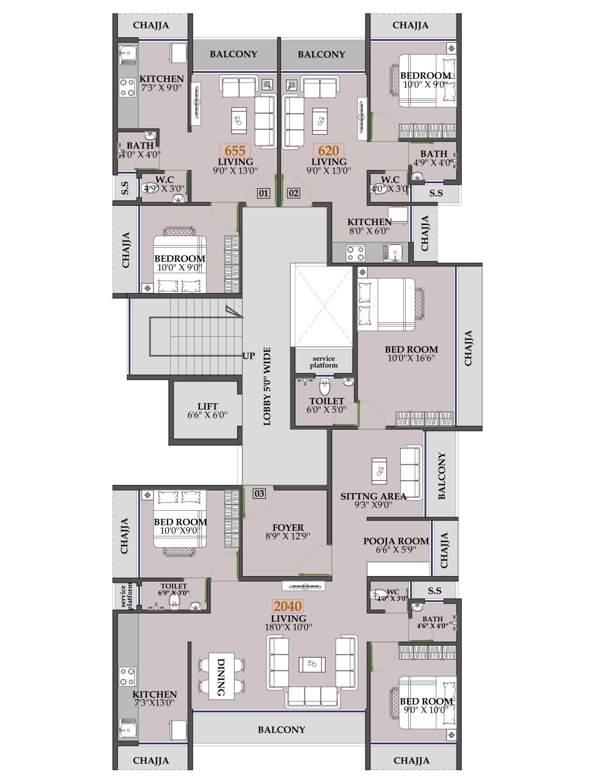Shri Datta Floor Plans