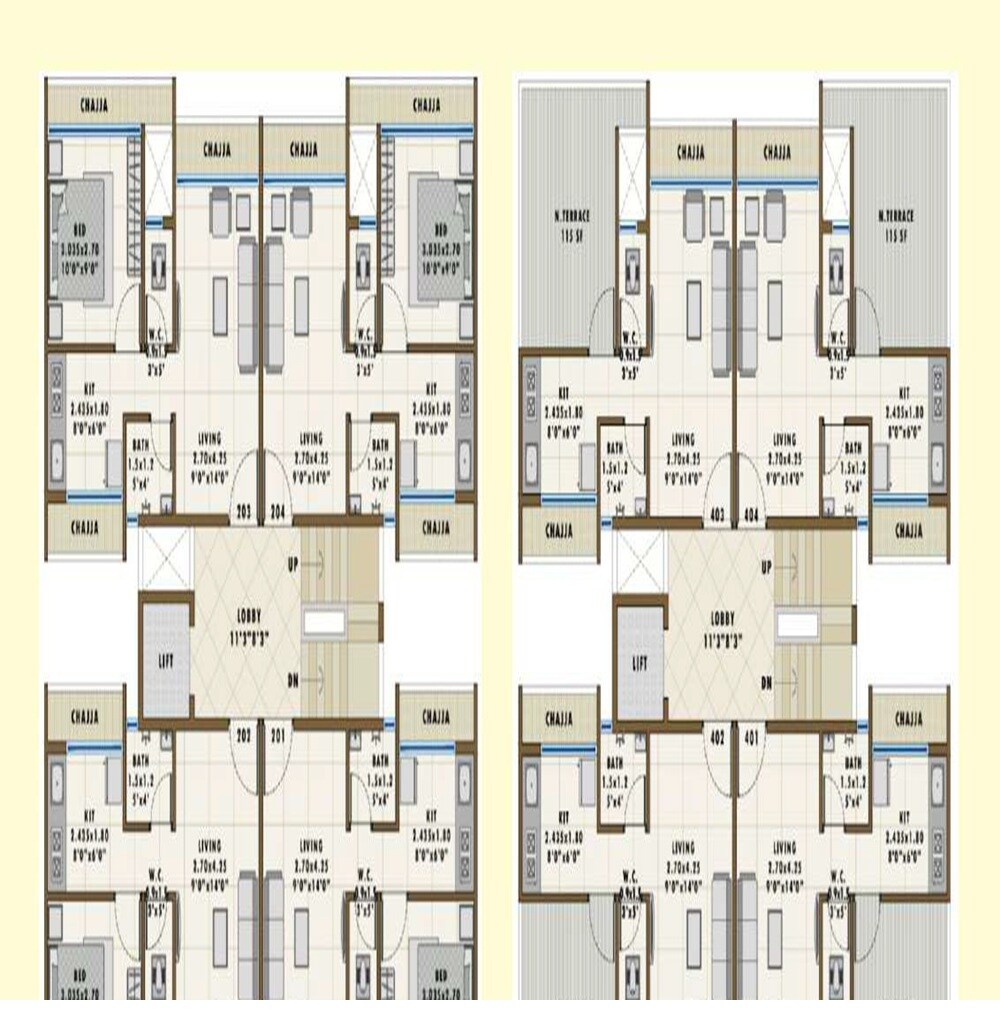 Shri Kodiyar Manohar Kunj Floor Plans