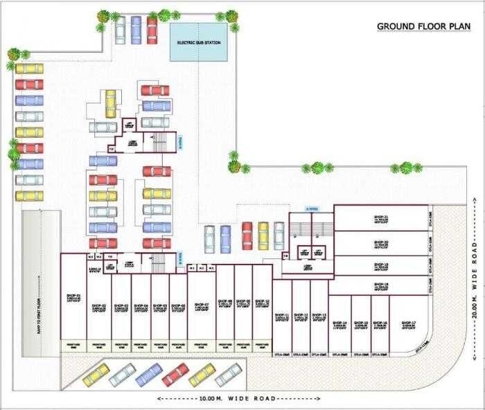 Shubh Om Rudra Heights Master Plan Image