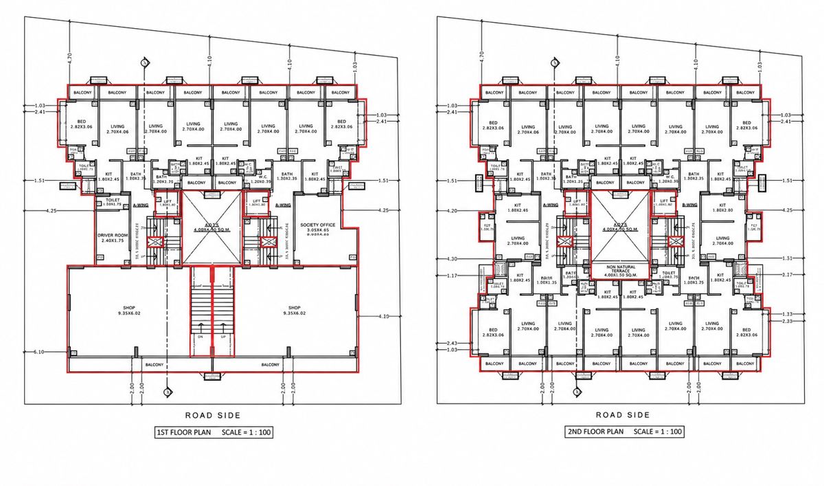 Siddhivinayak Crystal Plaza Floor Plans