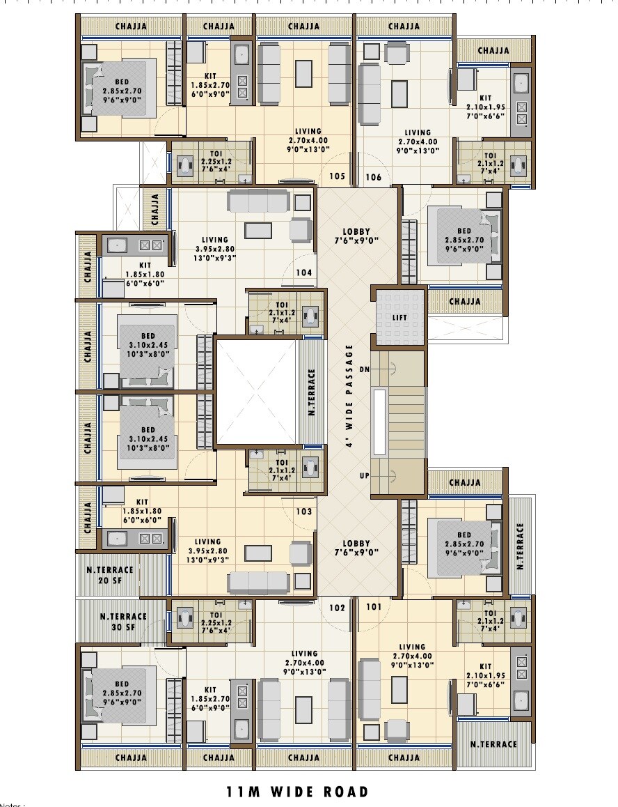 Siddhivinayak Icon Floor Plans
