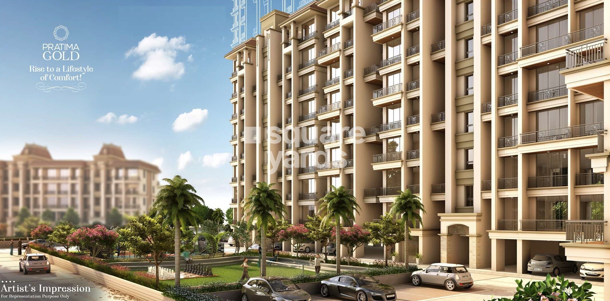 Siddhivinayak Pratima Gold Tower View 2