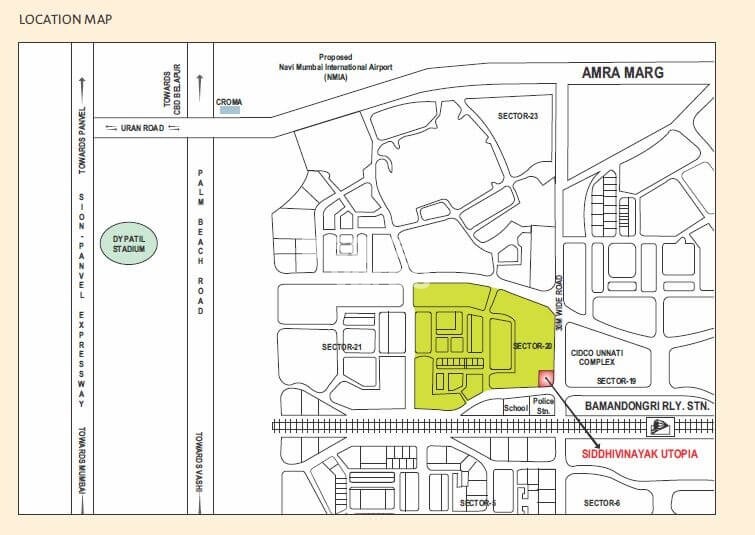 Siddhivinayak Utopia Ulwe Location Image