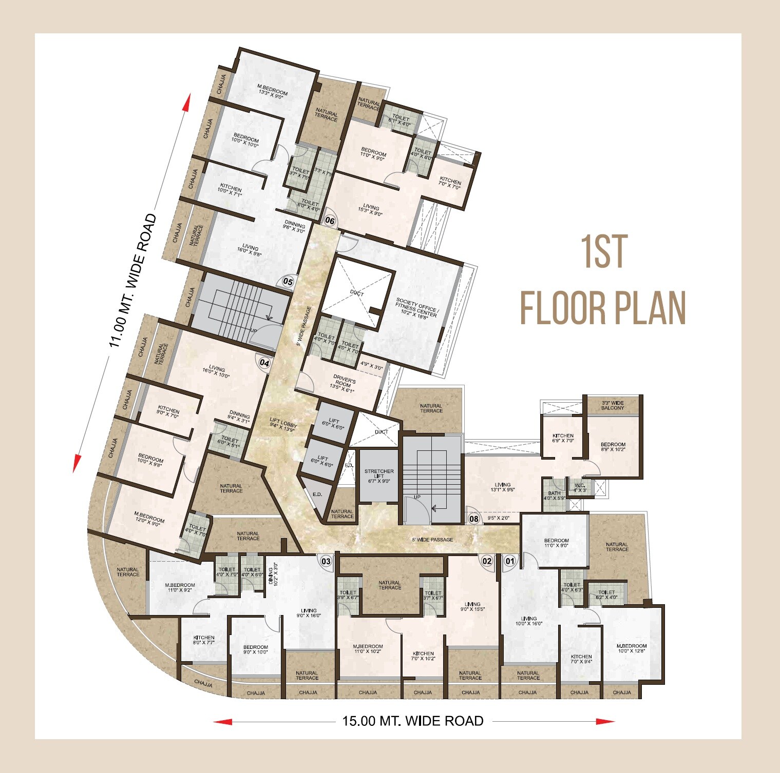 SK Residency Floor Plans 2