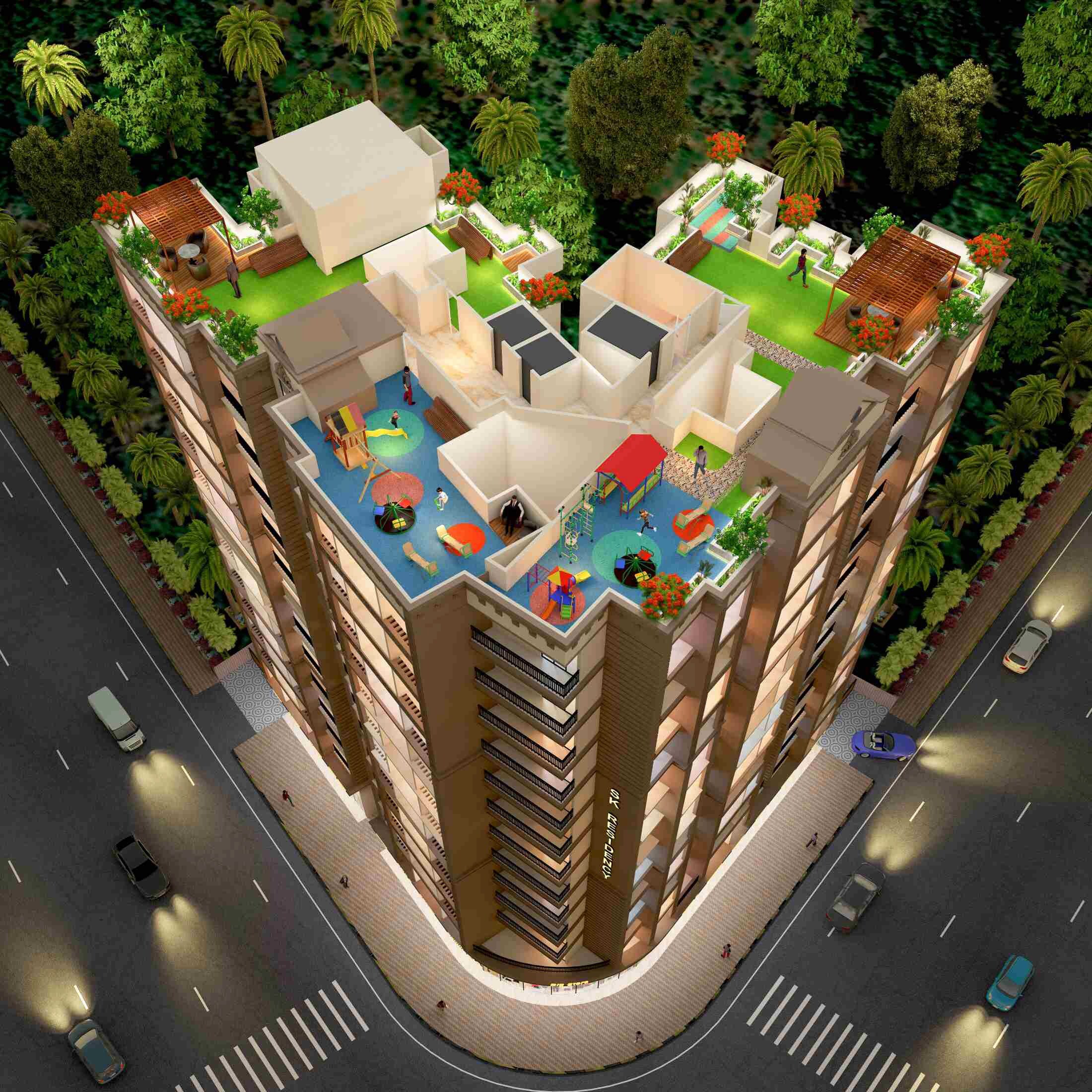 SK Residency Tower View