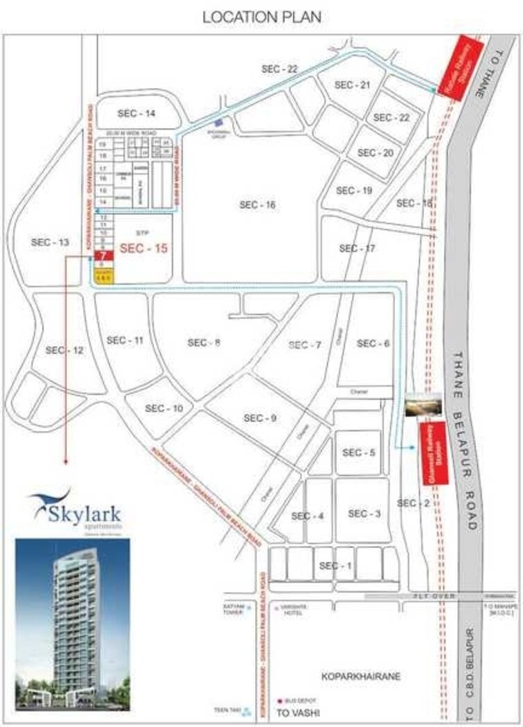 Skylark Apartments Location Image