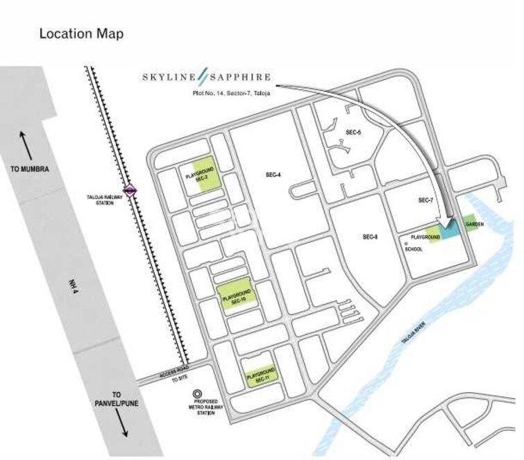 Skyline Sapphire Taloja Location Image
