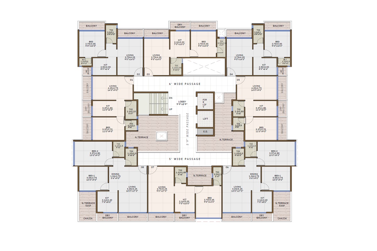 Soham Maitri Floor Plans