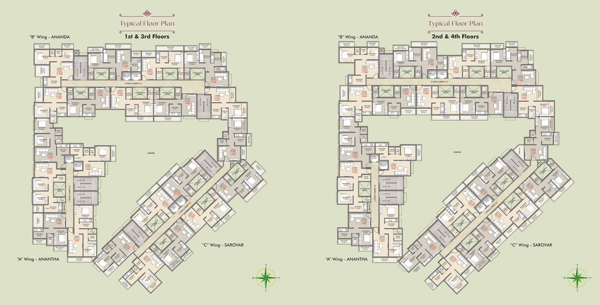 Space India Amulyam Floor Plans