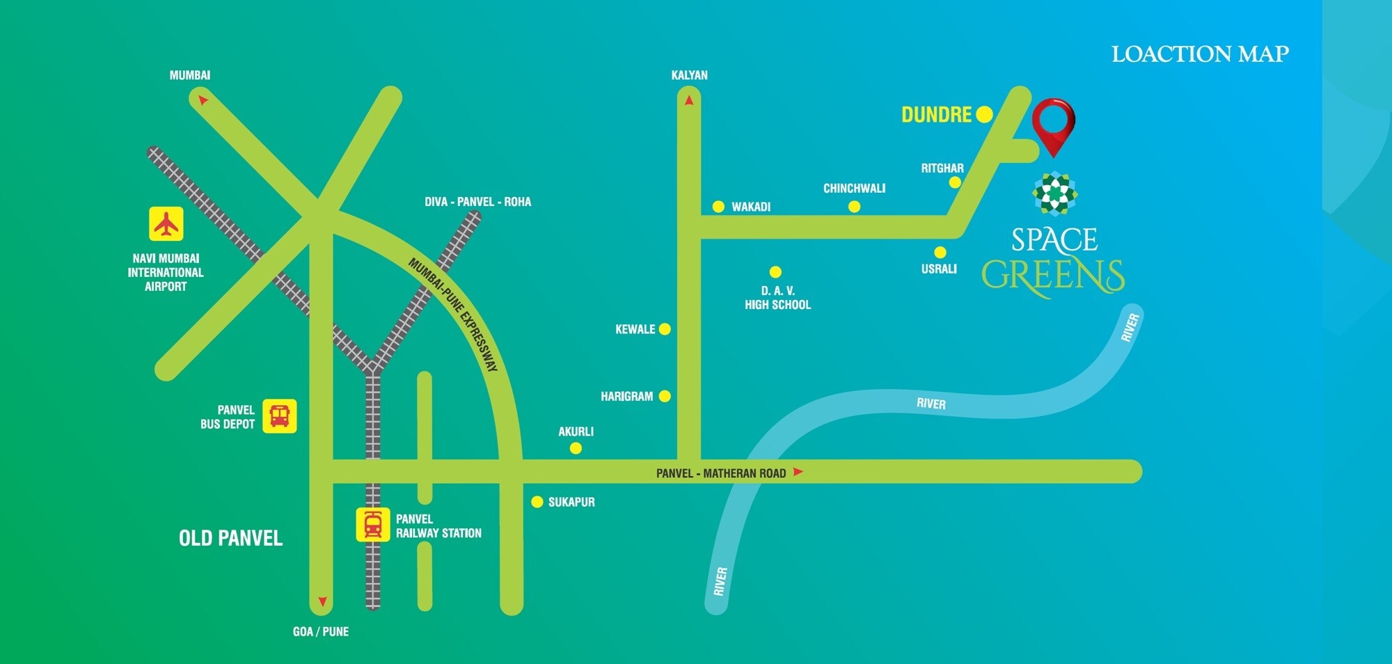 Space India Greens Location Image