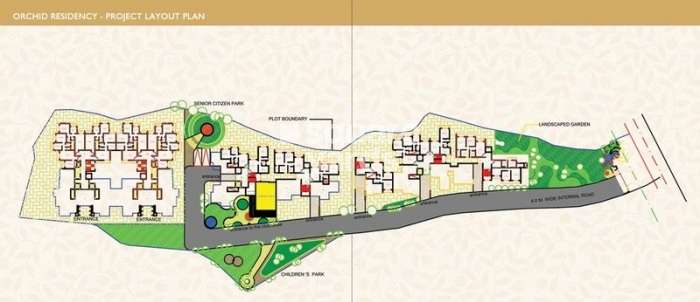 space india orchid residency master plan image5