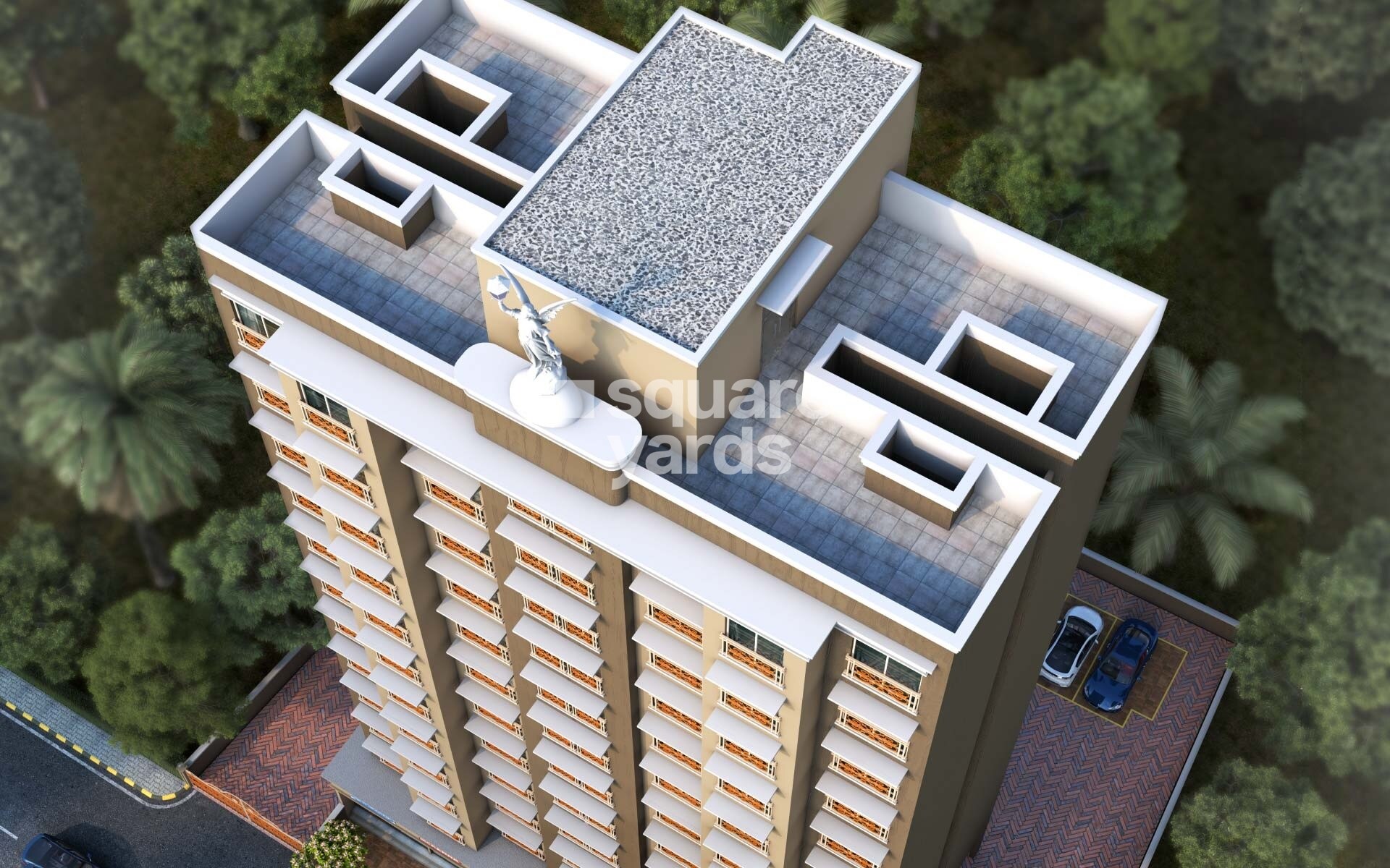 Space India Qualcon Heritage Tower View