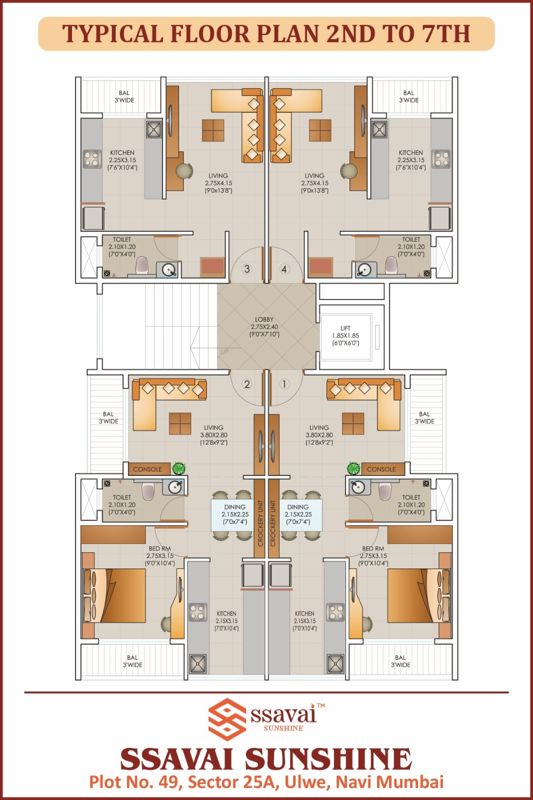 Ssavai Sunshine Floor Plans