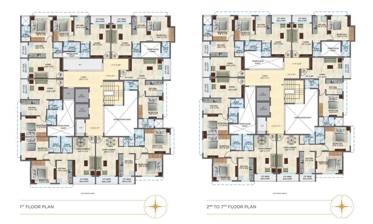 Surana Grande Floor Plans