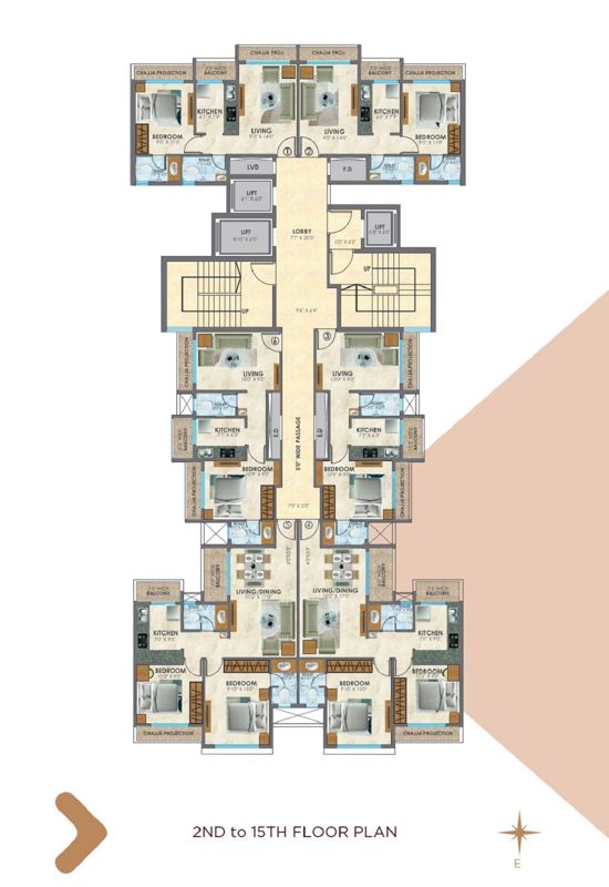 Surana Residency Floor Plans