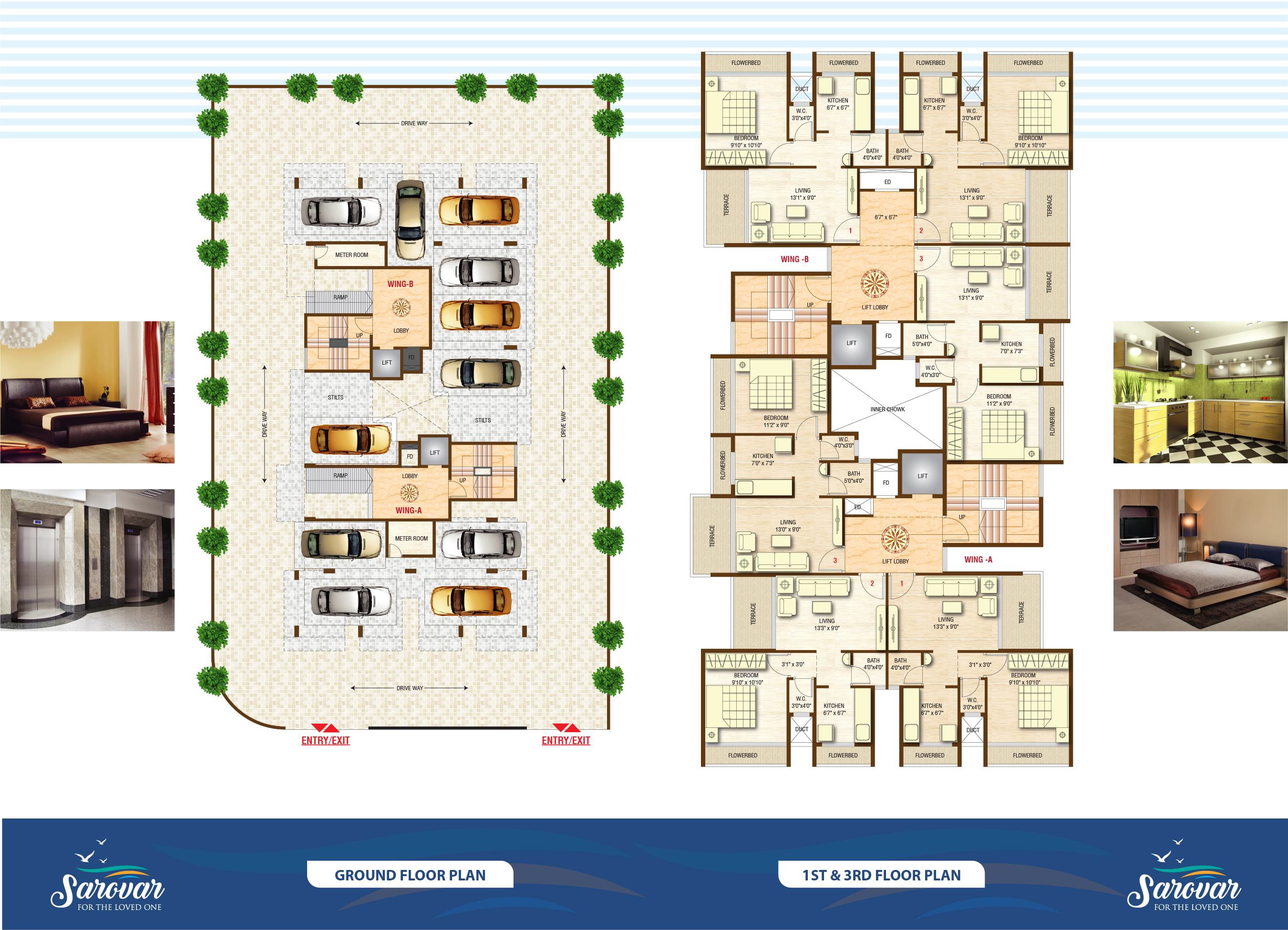 Surana Sarovar Floor Plans