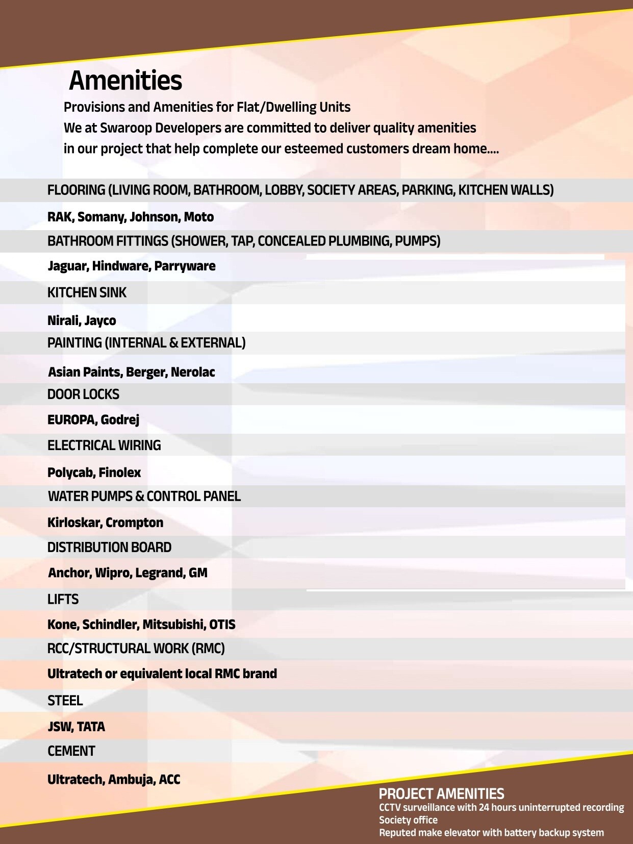 Swaroop Amrutwel CHS Amenities-Features