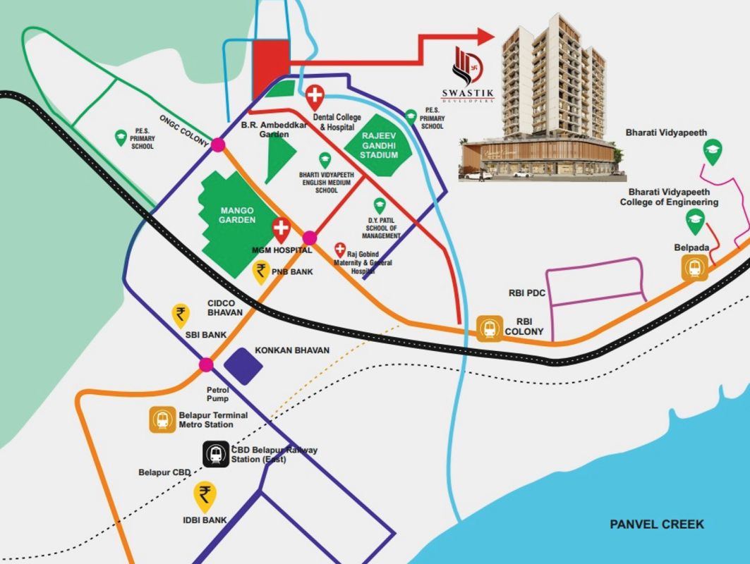 Swastik Emerald Horizons Location Image