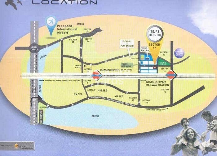 Tejas Heights Location Image