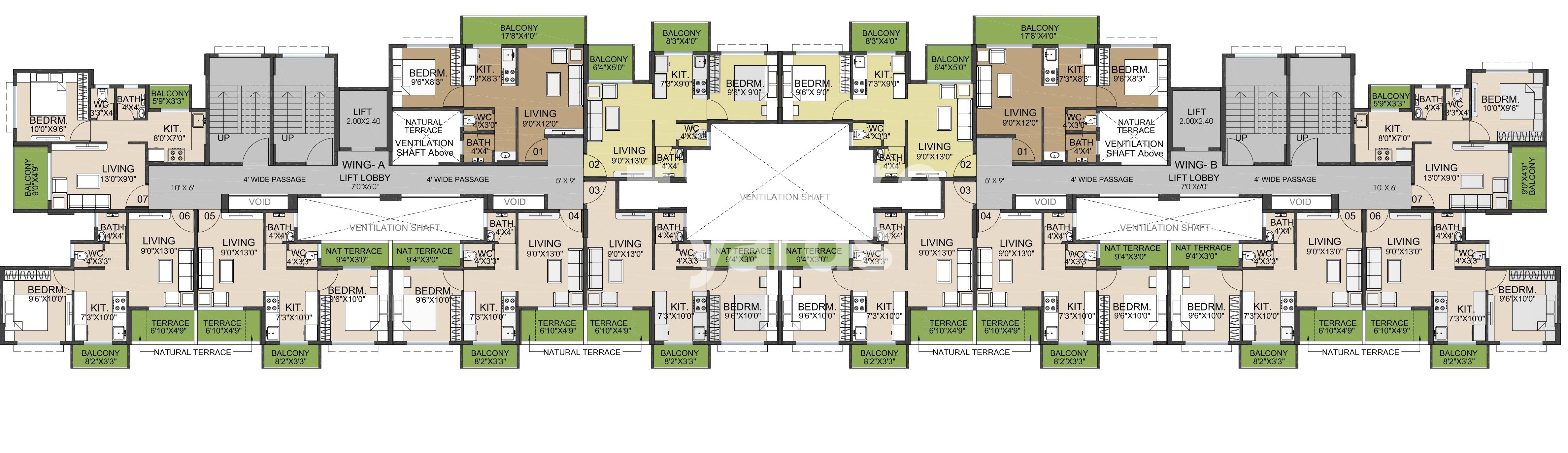 Tejas Neelkamal Floor Plans 1