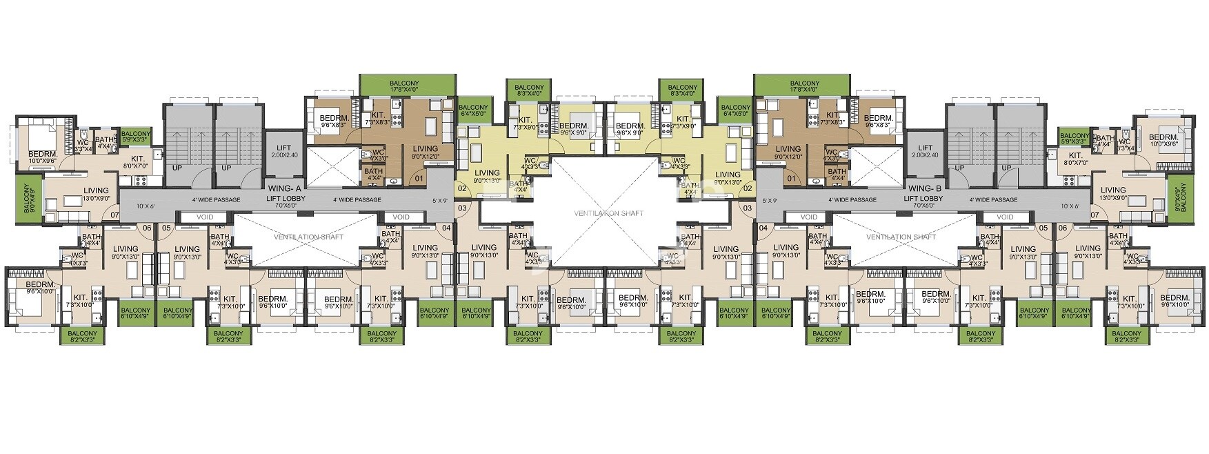 Tejas Neelkamal Floor Plans 2
