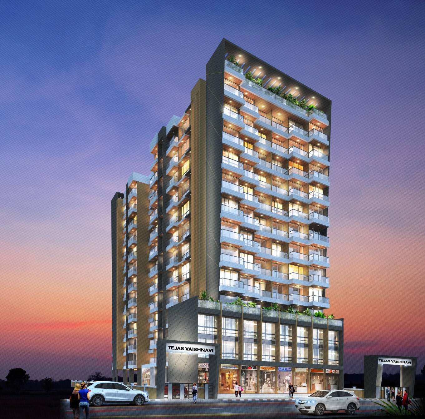 Tejas Vaishnavi Apartment Exteriors