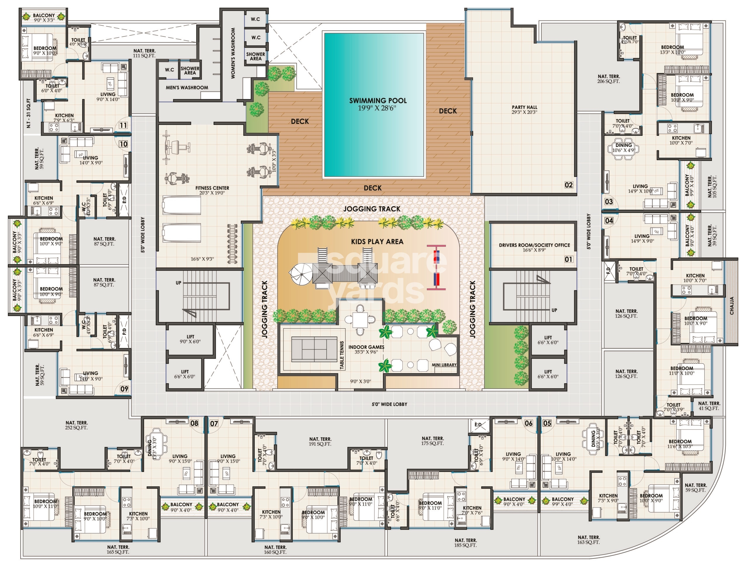 Thakur Emerald Floor Plans