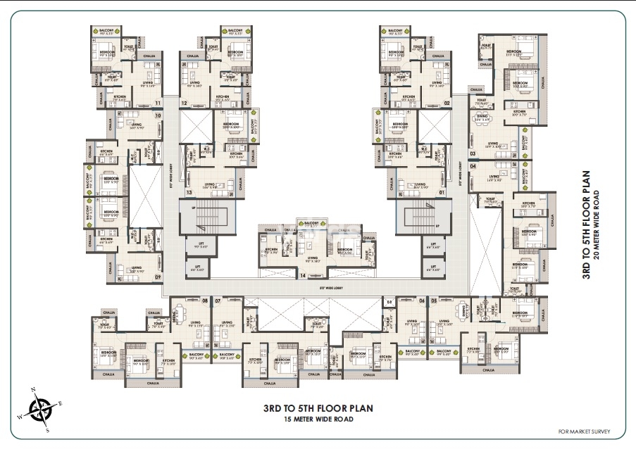 Thakur Emerald Floor Plans