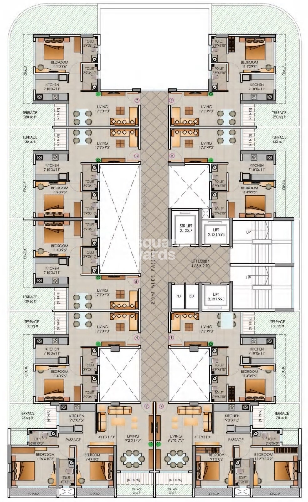 Thakur Neelkamal Floor Plans 1