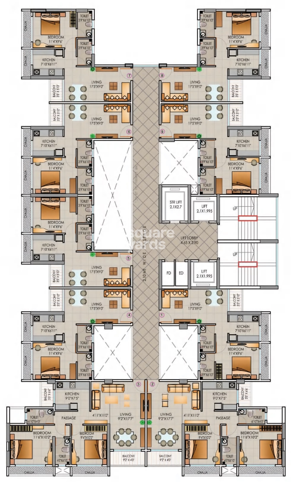 Thakur Neelkamal Floor Plans