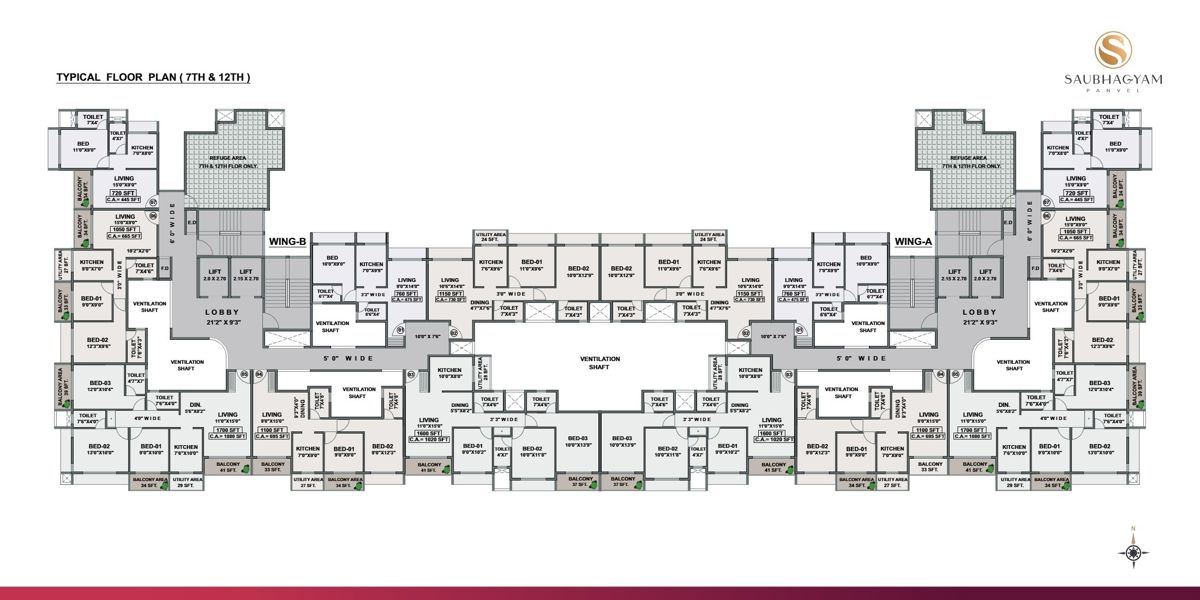 Thalia Saubhagyam Floor Plans