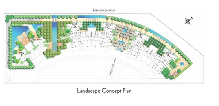 The Wadhwa Palm Beach Residency Master Plan Image