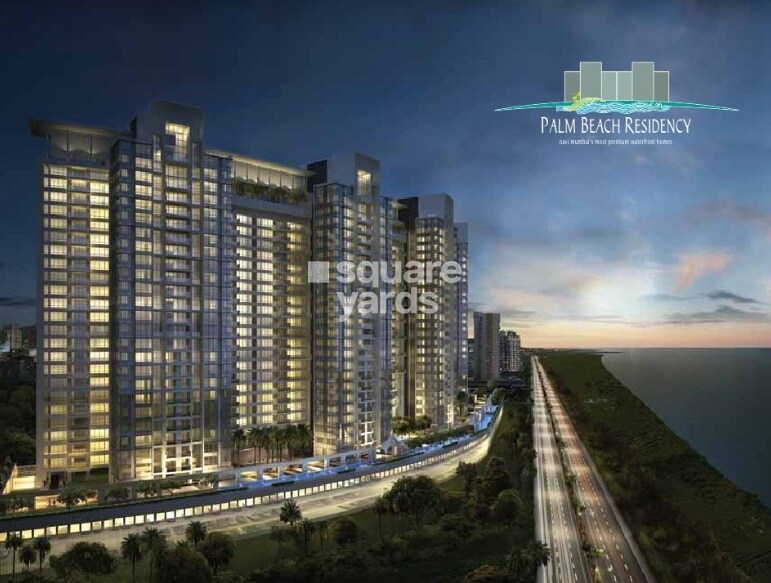The Wadhwa Palm Beach Residency Tower View