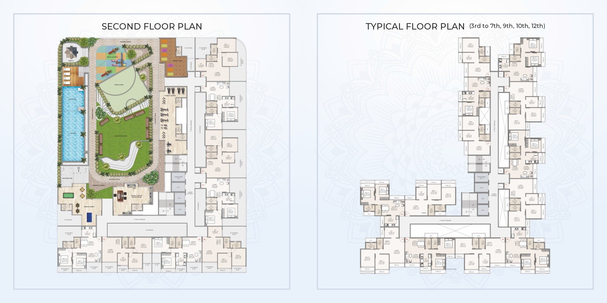 Tirupati Kalash Floor Plans