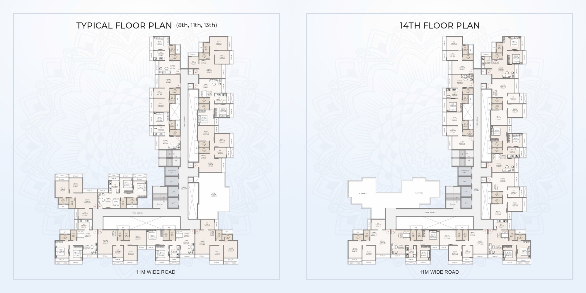 Tirupati Kalash Floor Plans